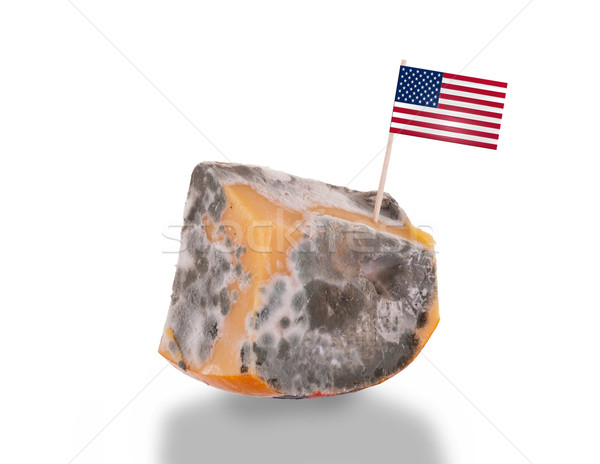 Piece of cheese gone bad Stock photo © michaklootwijk