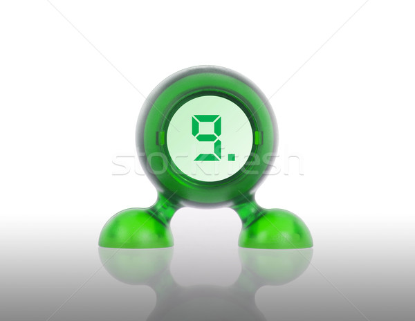Pequeño verde plástico objeto digital pantalla Foto stock © michaklootwijk