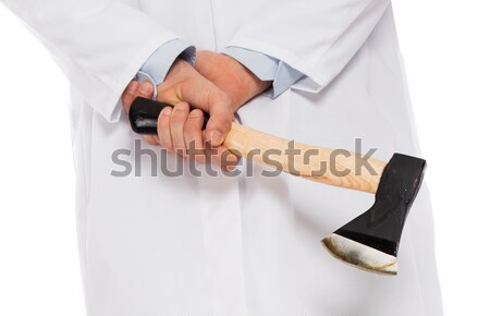 Close-up of a man with holster and a gun Stock photo © michaklootwijk