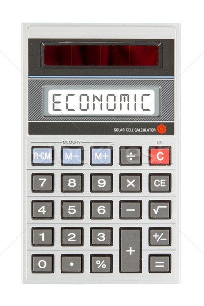 Old calculator - economics Stock photo © michaklootwijk