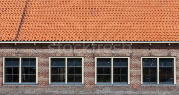 Old red roof  Stock photo © michaklootwijk