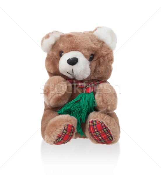 Teddy bear with scarf Stock photo © michaklootwijk