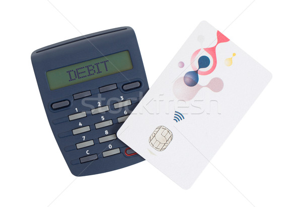 Card reader for reading a bank card Stock photo © michaklootwijk