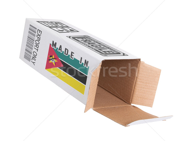 Exporter produit Mozambique papier boîte [[stock_photo]] © michaklootwijk