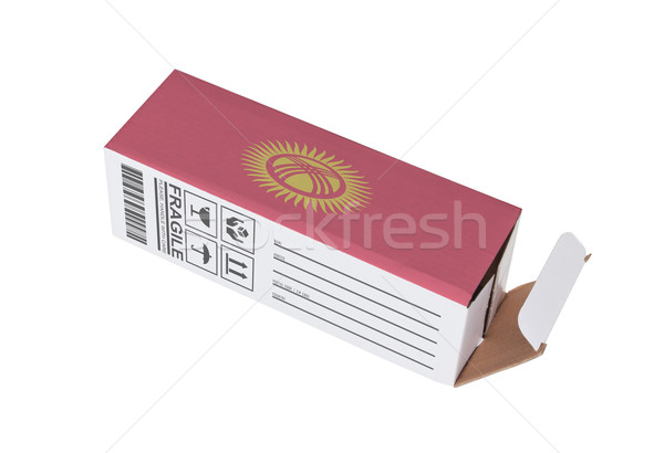 Concept of export - Product of Kyrgyzstan Stock photo © michaklootwijk
