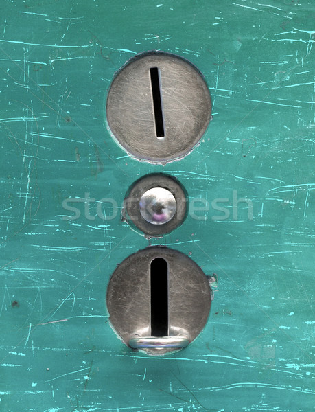 Stock photo: Old coin box