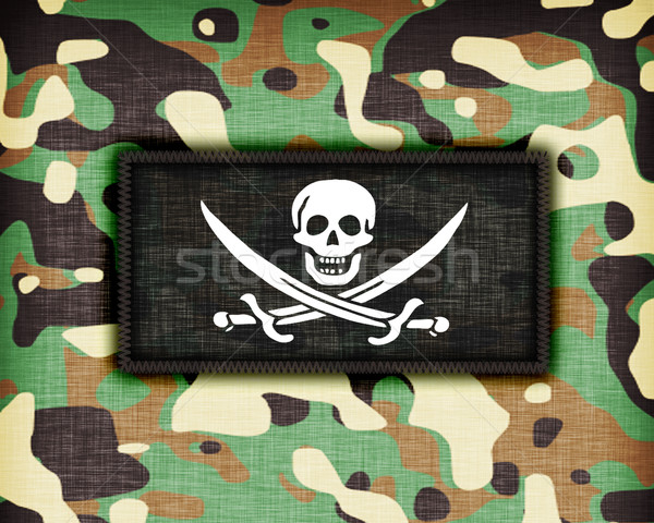 Amy camouflage uniform, Pirate Stock photo © michaklootwijk