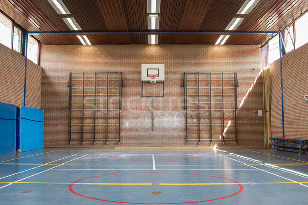 Interior of a gym at school Stock photo © michaklootwijk