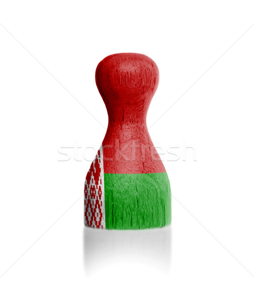 Живопись флаг Беларусь краской Сток-фото © michaklootwijk
