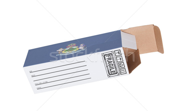 Concept of export - Product of Maine Stock photo © michaklootwijk