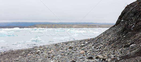 Foto stock: Grande · lago · sudeste · hielo · negocios · agua