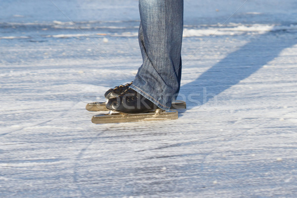 An ice skater Stock photo © michaklootwijk