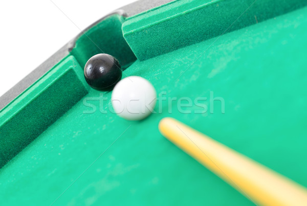 Snooker yeşil tablo arka plan kulüp Stok fotoğraf © michaklootwijk