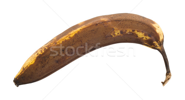 Over ripe banana, isolated Stock photo © michaklootwijk