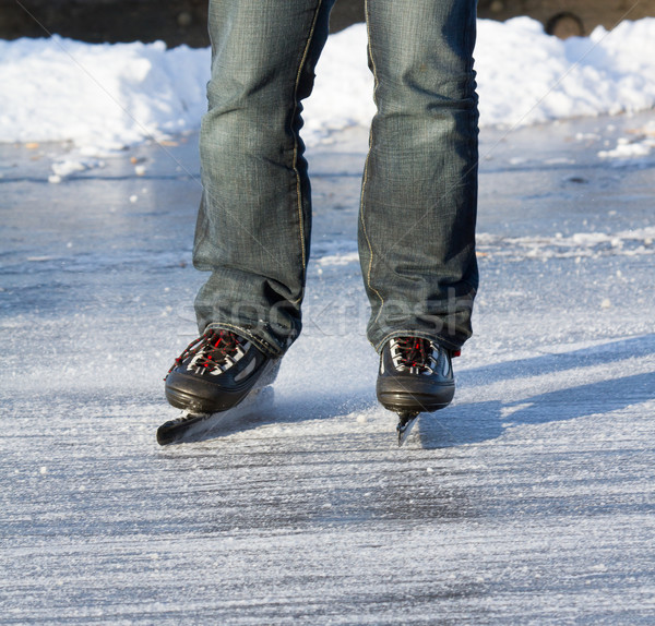 An ice skater Stock photo © michaklootwijk