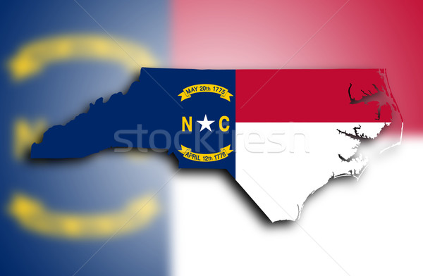 Map of North Carolina Stock photo © michaklootwijk