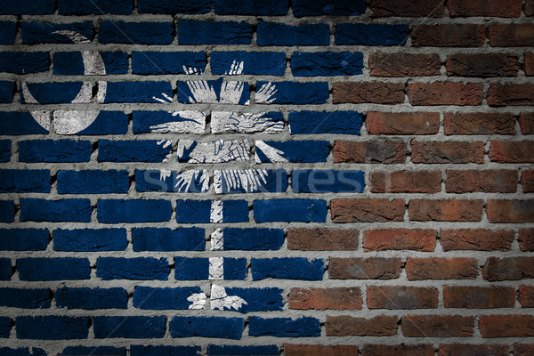 Muur textuur vlag oude donkere Rood Stockfoto © michaklootwijk