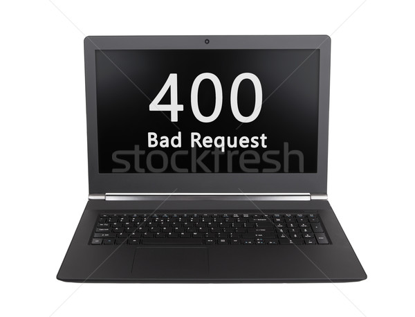 Http állapot kód rossz kérés laptop Stock fotó © michaklootwijk