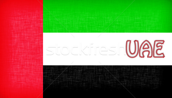 Flag of the UAE stitched with letters Stock photo © michaklootwijk
