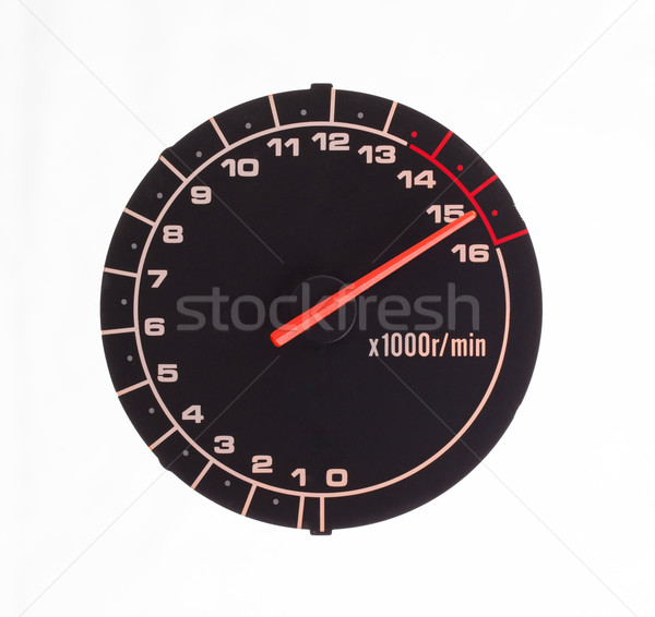 Isolated motor tachometer Stock photo © michaklootwijk