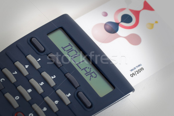 Card reader for reading a bank card Stock photo © michaklootwijk