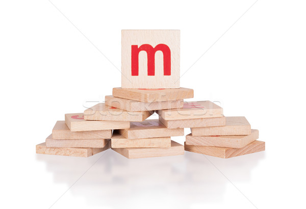 Alphabet - letter M Stock photo © michaklootwijk