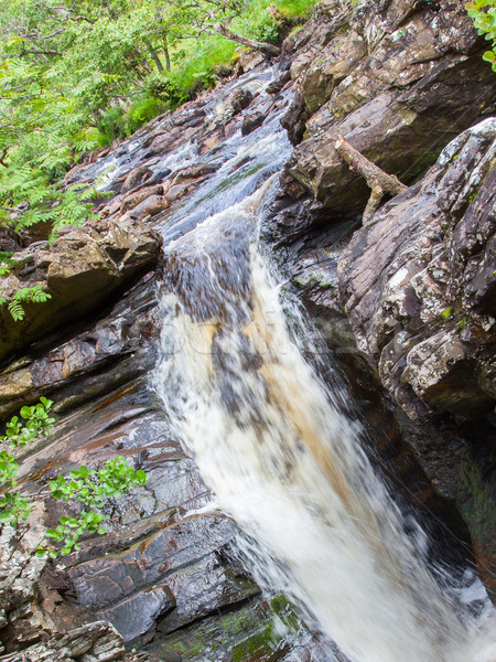 Paisaje cascada montanas Escocia fondo montana Foto stock © michaklootwijk