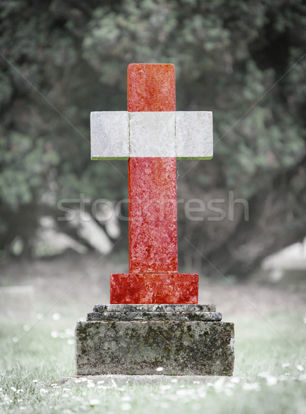 Gravestone in the cemetery - Austria Stock photo © michaklootwijk