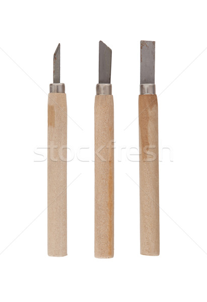 Set of three scalpels Stock photo © michaklootwijk