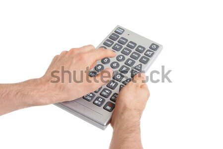 Media conceptual image - Unusual large remote control Stock photo © michaklootwijk