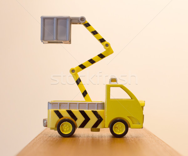 Old toy emergency truck isolated Stock photo © michaklootwijk