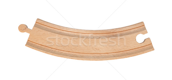 Childrens toy, wooden train track Stock photo © michaklootwijk