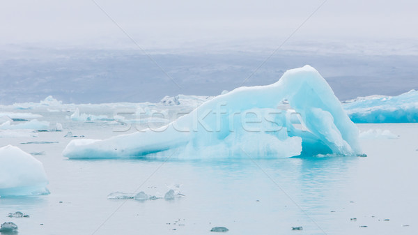 Jokulsarlon is a large glacial lake in southeast Iceland Stock photo © michaklootwijk