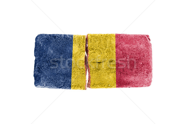 Rough broken brick Stock photo © michaklootwijk
