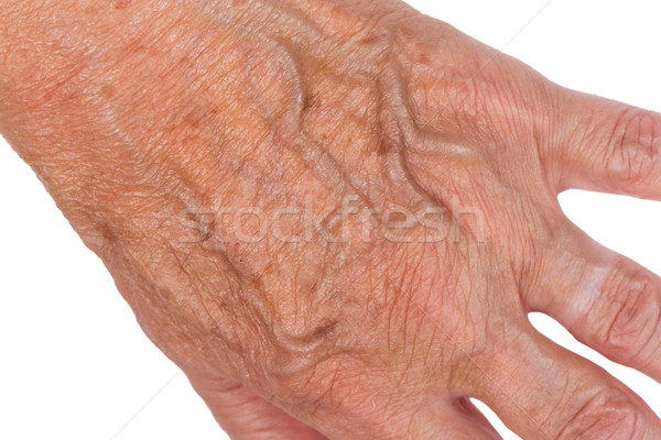 Hand of an old woman Stock photo © michaklootwijk