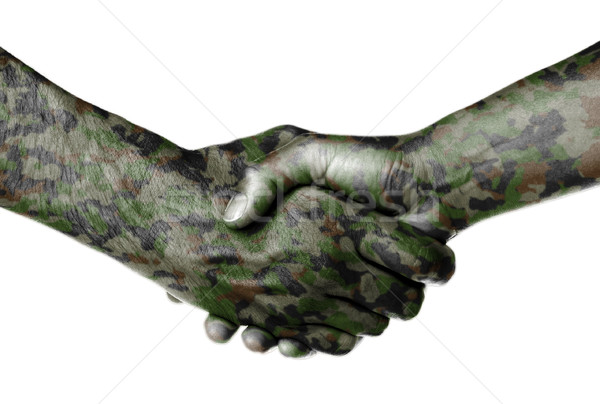 Man and woman shaking hands Stock photo © michaklootwijk