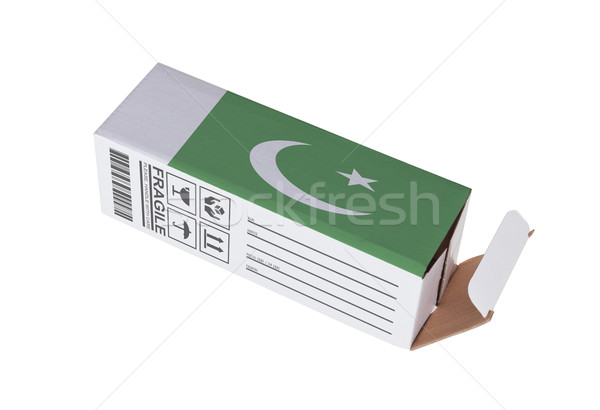 экспорт продукт Пакистан бумаги окна Сток-фото © michaklootwijk