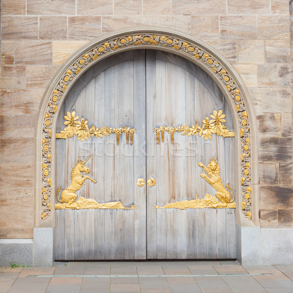 двери золото стены солнце путешествия история Сток-фото © michaklootwijk