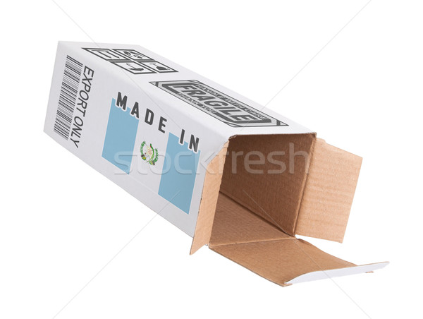 Exporter produit Guatemala papier boîte [[stock_photo]] © michaklootwijk