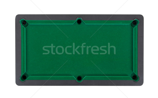 Leer Miniatur Billard Tabelle weiß Bereich Stock foto © michaklootwijk