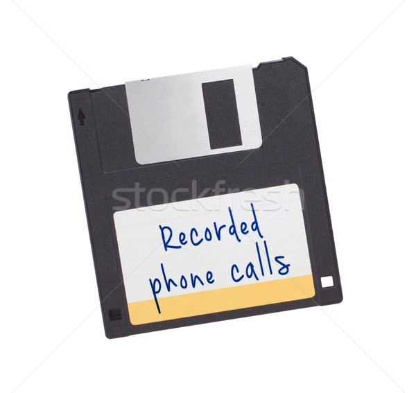 Floppy Disk - Tachnology from the past, isolated on white Stock photo © michaklootwijk