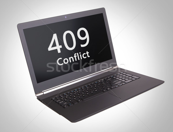 HTTP Status code - 409, Conflict Stock photo © michaklootwijk