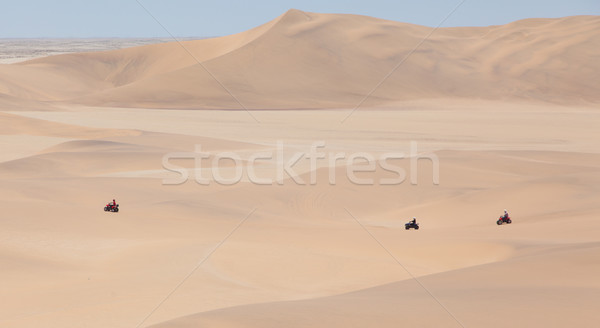 Stock photo: Quad tour in the desert in the Namib desert