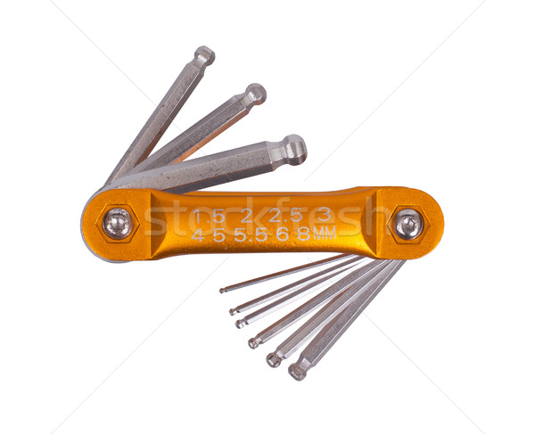 Hex key wrench set  Stock photo © michaklootwijk