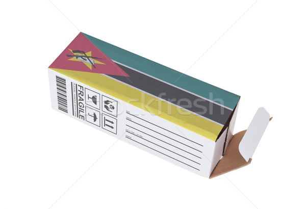 Exporter produit Mozambique papier boîte [[stock_photo]] © michaklootwijk