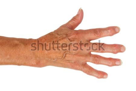 Hand of an old woman Stock photo © michaklootwijk