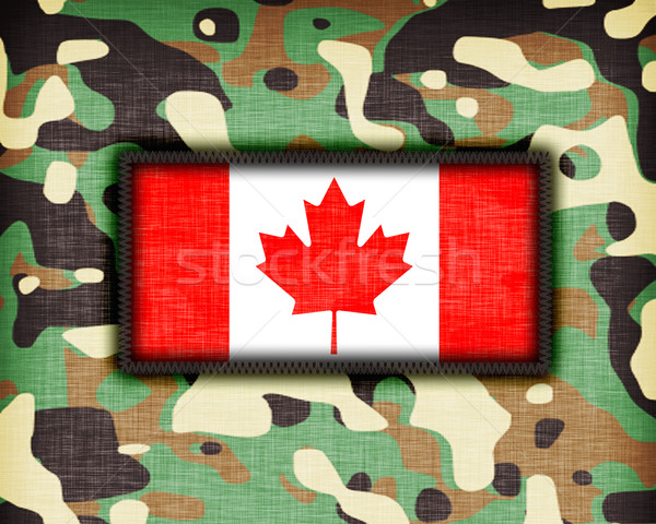 Amy camouflage uniform, Canada Stock photo © michaklootwijk