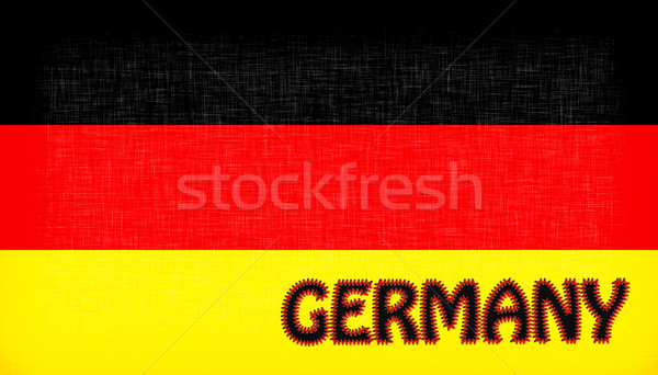 Flag of Germany with letters  Stock photo © michaklootwijk