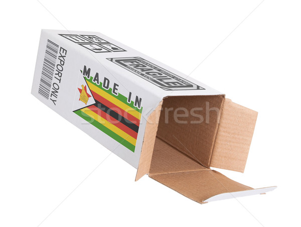 Export produs Zimbabwe hârtie cutie Imagine de stoc © michaklootwijk