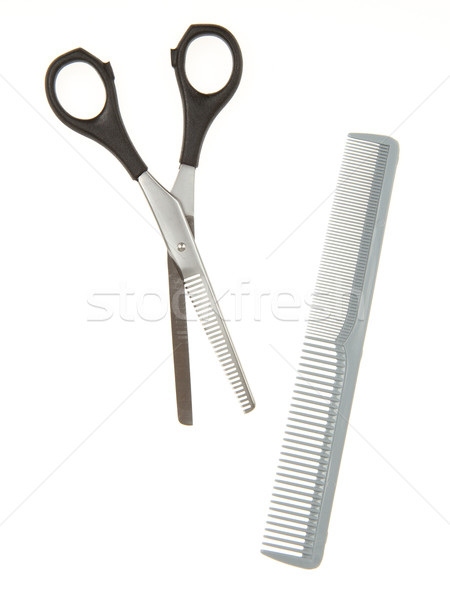 Hair cutting shears and comb Stock photo © michaklootwijk
